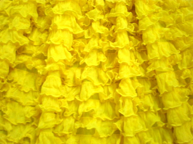 4.Yellow Cha Cha Ruffles